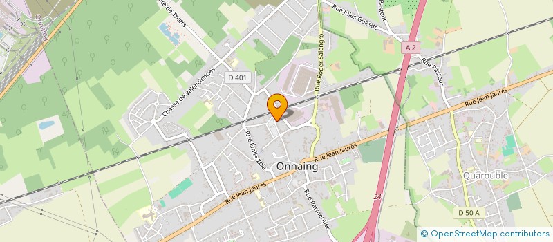 localisation de l'entreprise ASSOCIATION LA PASSERELLE  ONNAING