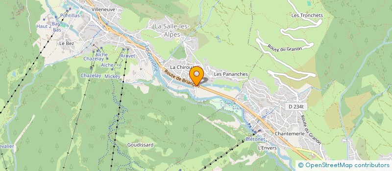 localisation de l'entreprise ASSOCIATION LA PATOUILLE à LA SALLE-LES-ALPES