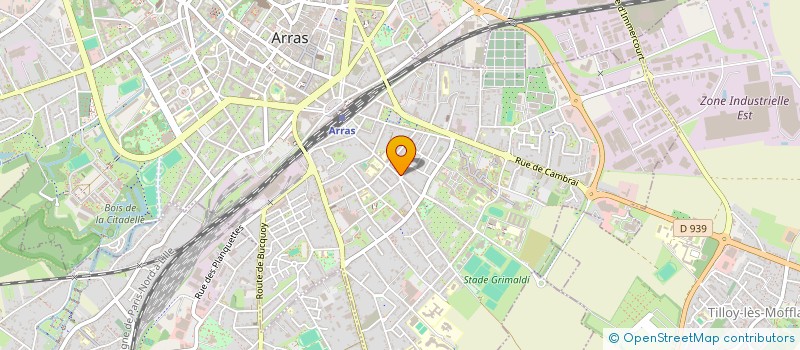 localisation de l'entreprise ASSOCIATION LA PERCHE TENDUE SERVICES à ARRAS