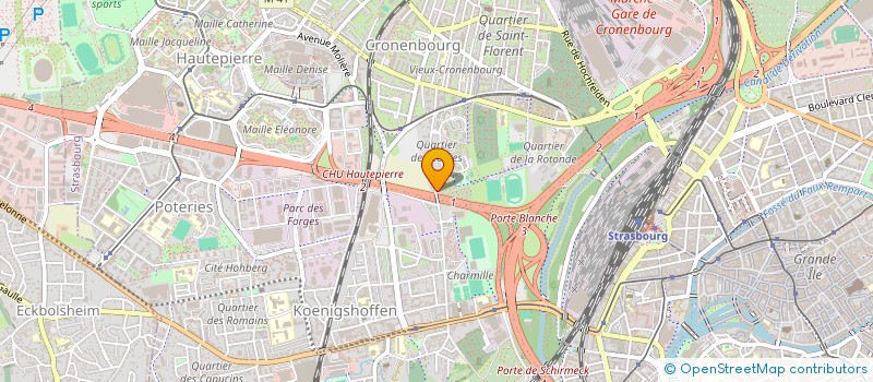 localisation de l'entreprise ASSOCIATION LA PETITE FERME DE LA CHARMILLE à STRASBOURG