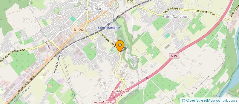 localisation de l'entreprise ASSOCIATION LA PETITE FUGUE  SAINT-MARCELLIN