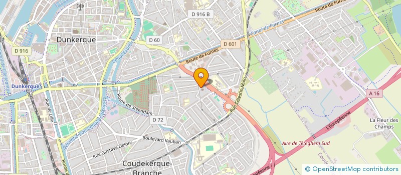 localisation de l'entreprise ASSOCIATION LA PETITE PIERRE  COUDEKERQUE-BRANCHE