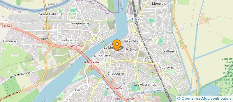 localisation de l'entreprise ASSOCIATION LA PLACE DU FORUM  ARLES