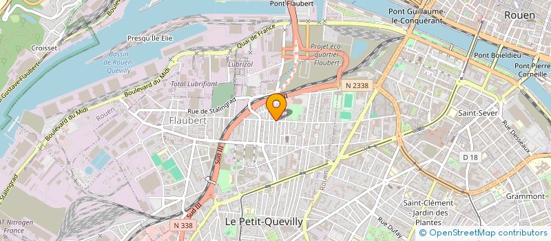 localisation de l'entreprise ASSOCIATION LA PLANCHE  LE PETIT-QUEVILLY