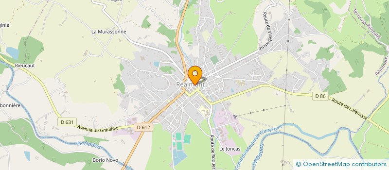 localisation de l'entreprise ASSOCIATION LA PLUME AP PRENDRE à REALMONT