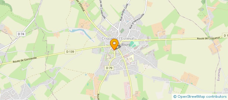 localisation de l'entreprise ASSOCIATION LA POMMERAIE - JEAN VANIER  CRIQUETOT-L'ESNEVAL