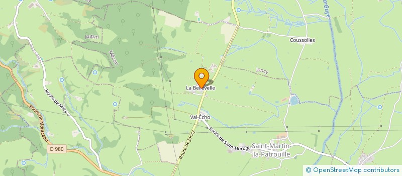 localisation de l'entreprise ASSOCIATION LA POMPE A MUSIQUE  SAINT-MARTIN-LA-PATROUILLE