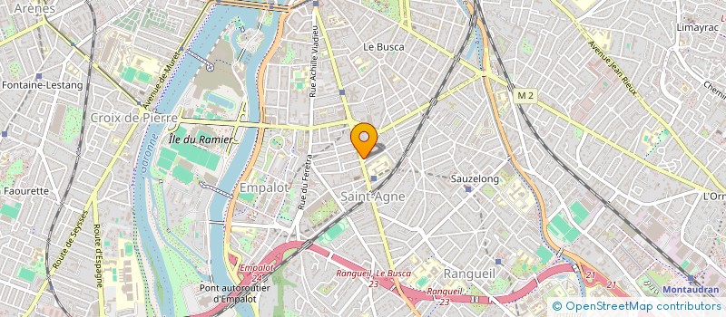 localisation de l'entreprise ASSOCIATION  LA PROD DES BROUILLES  TOULOUSE