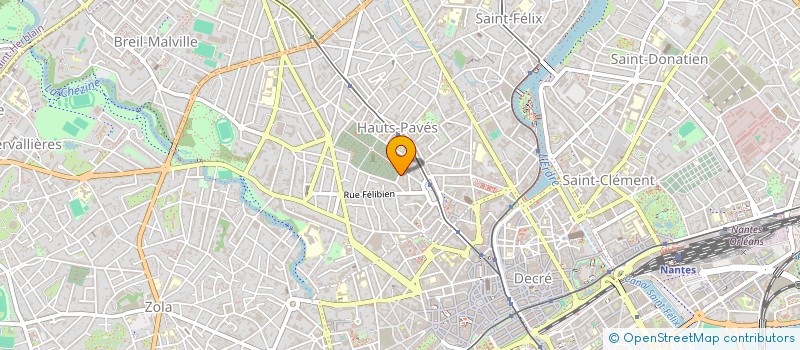 localisation de l'entreprise ASSOCIATION LA RADIO DEUX COULEURS  NANTES
