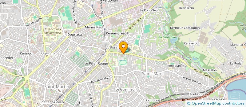 localisation de l'entreprise ASSOCIATION LA RAPIERE DE BREST à BREST