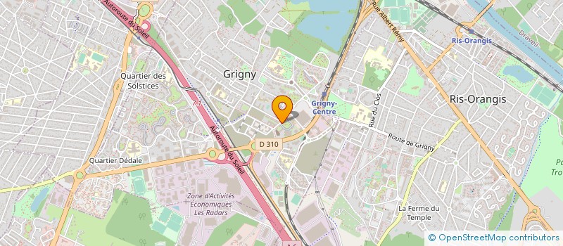 localisation de l'entreprise ASSOCIATION LA RECRE à GRIGNY