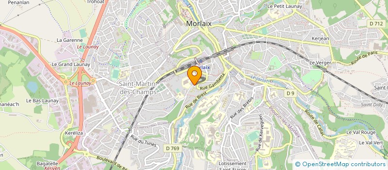 localisation de l'entreprise ASSOCIATION LA RECRE DE MORLAIX à MORLAIX