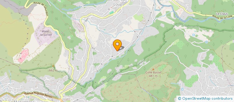 localisation de l'entreprise ASSOCIATION LA RECUP à LE BAR-SUR-LOUP