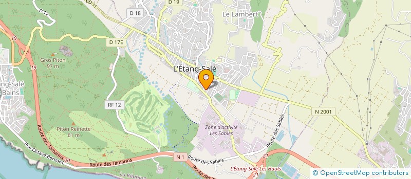 localisation de l'entreprise ASSOCIATION LA RELEVE CITE LA FORET à L'ETANG-SALE