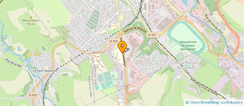 localisation de l'entreprise ASSOCIATION LA RESIDENTE à DIEPPE