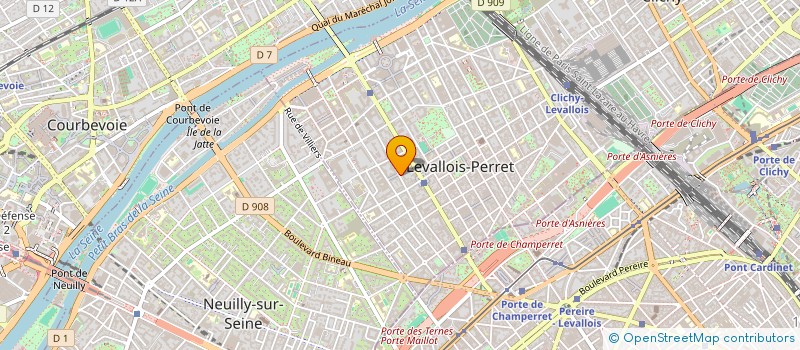 localisation de l'entreprise ASSOCIATION LA RESTO à LEVALLOIS-PERRET