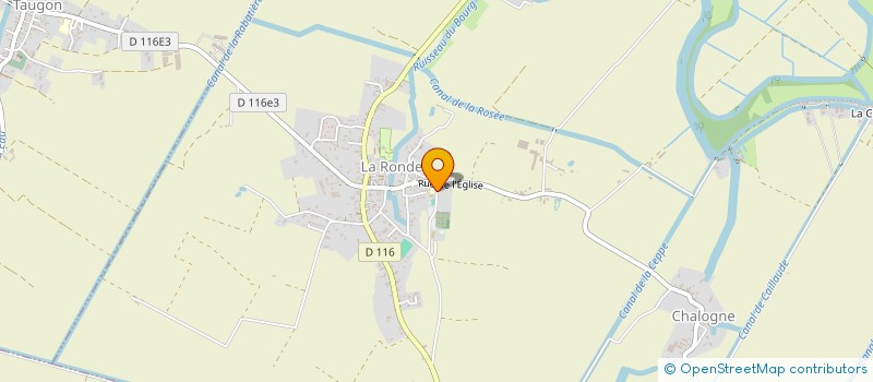 localisation de l'entreprise ASSOCIATION LA RIBAMBELLE  LA RONDE