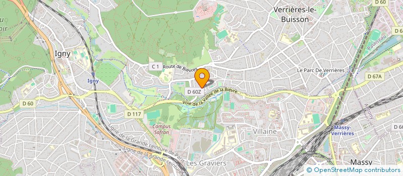 localisation de l'entreprise ASSOCIATION LA RIVIERE TANIER  VERRIERES-LE-BUISSON