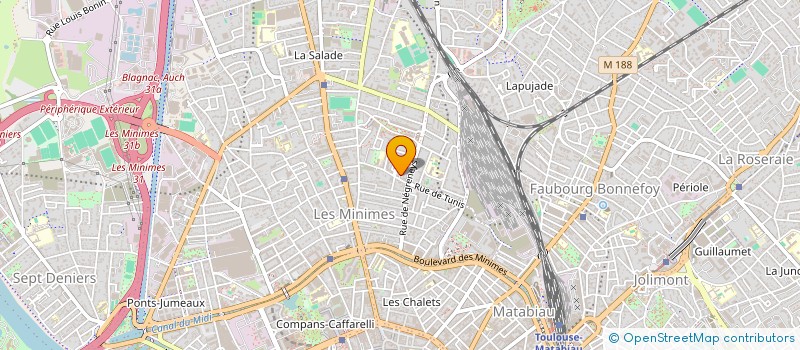 localisation de l'entreprise ASSOCIATION LA ROD CORP à TOULOUSE