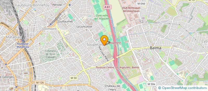 localisation de l'entreprise ASSOCIATION LA RONDE EN COULEUR à TOULOUSE