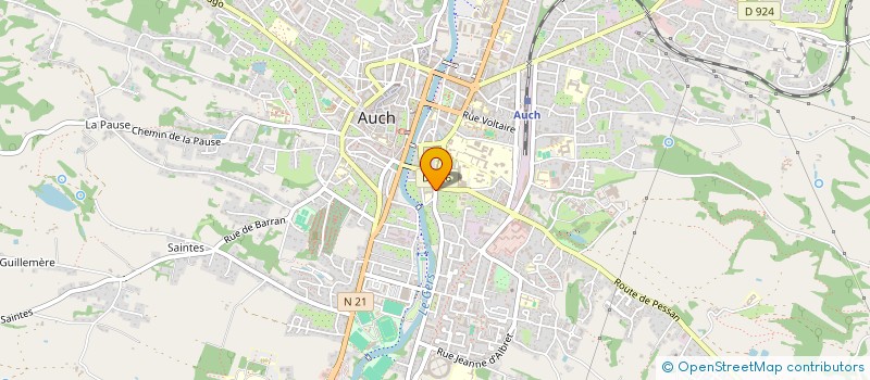 localisation de l'entreprise ASSOCIATION LA ROSERAIE à AUCH