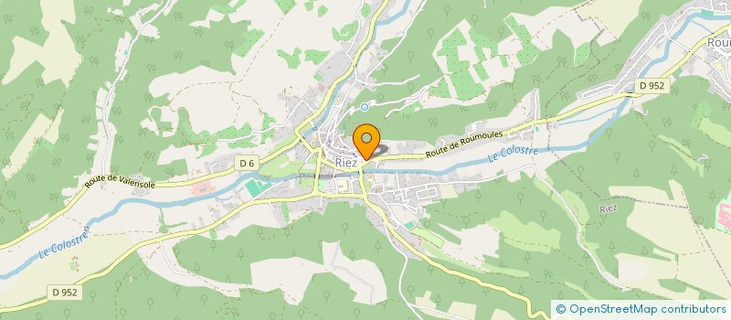 localisation de l'entreprise ASSOCIATION LA RUCHE DES MOTS  RIEZ