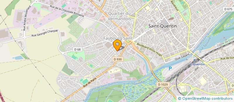localisation de l'entreprise ASSOCIATION LA RUDELIERE à SAINT-QUENTIN