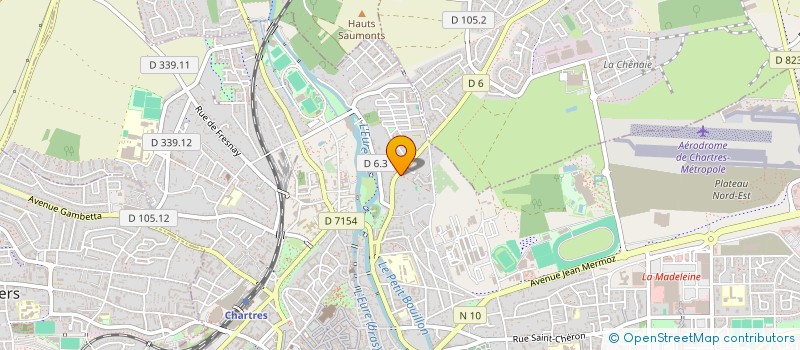 localisation de l'entreprise ASSOCIATION LA RUE D'EN HAUT  CHARTRES