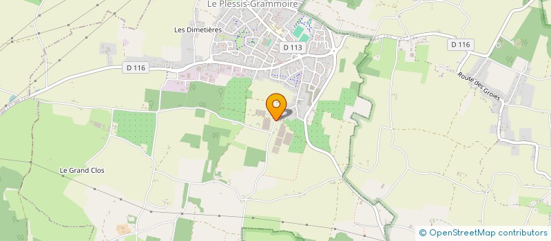 localisation de l'entreprise ASSOCIATION LA SAISONNIERE à LE PLESSIS-GRAMMOIRE
