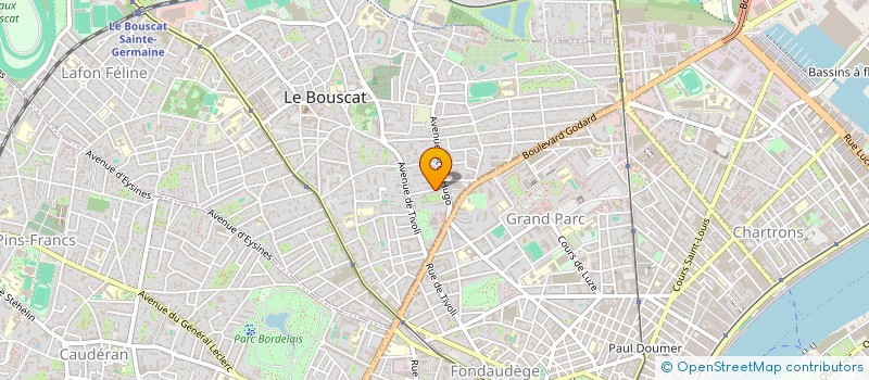 localisation de l'entreprise ASSOCIATION LA SALLE  LE BOUSCAT