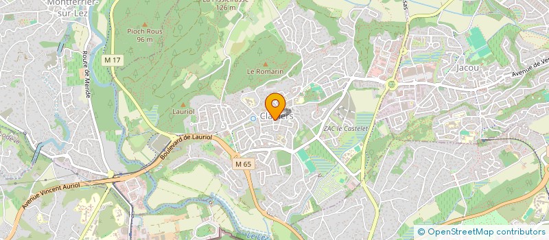 localisation de l'entreprise ASSOCIATION LA SCIENCE EN MARCHE  CLAPIERS