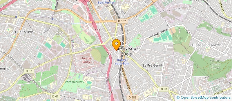 localisation de l'entreprise ASSOCIATION LA SOCIETE DU VERBE DIVIN à ROSNY-SOUS-BOIS