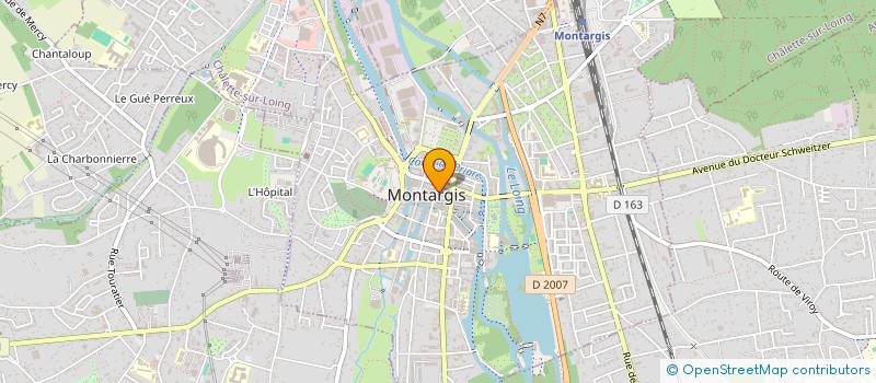 localisation de l'entreprise ASSOCIATION LA SONATE à MONTARGIS