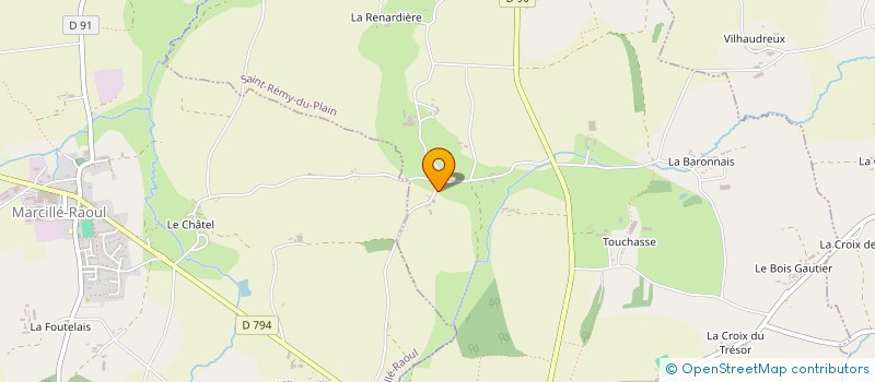 localisation de l'entreprise ASSOCIATION LA SOUPE AUX FOUS  SAINT-REMY-DU-PLAIN