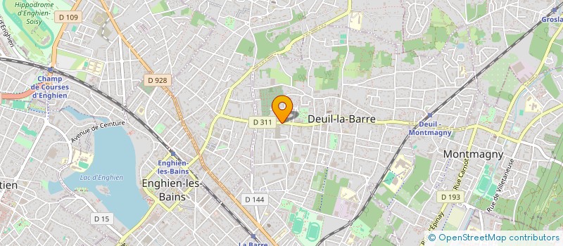 localisation de l'entreprise ASSOCIATION LA SOUPIERE A THE  DEUIL-LA-BARRE