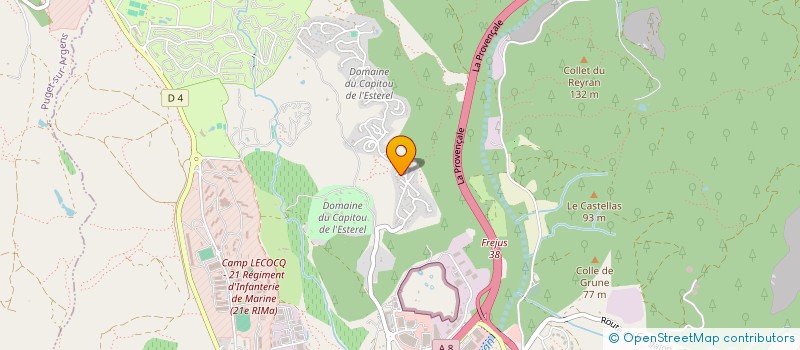 localisation de l'entreprise ASSOCIATION LA SOURCE à FREJUS