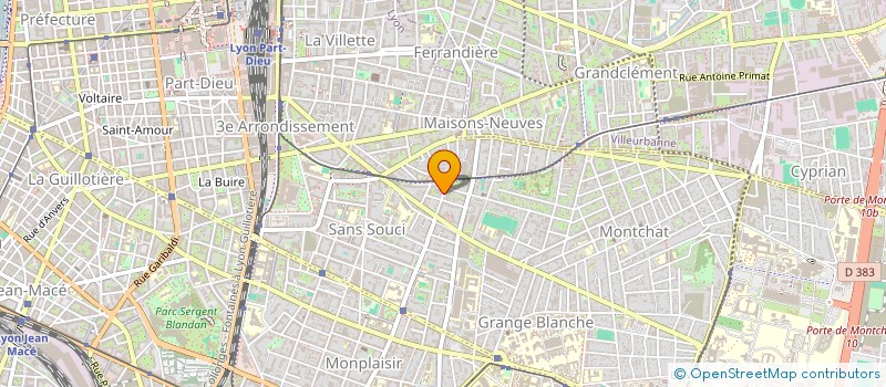 localisation de l'entreprise ASSOCIATION LA SOURCE  LYON