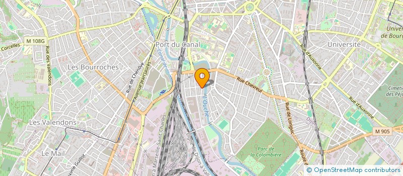 localisation de l'entreprise ASSOCIATION LA STRUCTURE  DIJON