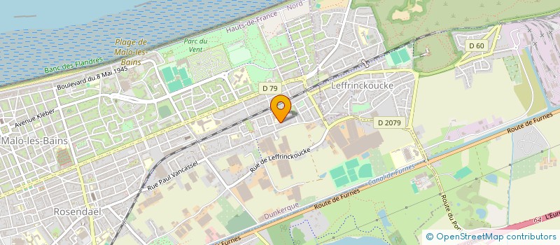 localisation de l'entreprise ASSOCIATION LA TABLE DES CHEVALIERS  DUNKERQUE