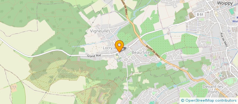 localisation de l'entreprise ASSOCIATION LA TRADITORA  LORRY-LES-METZ