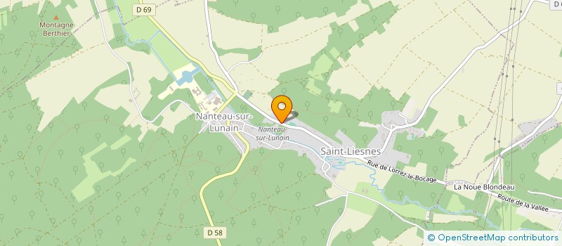 localisation de l'entreprise ASSOCIATION LA TRUITE NANTELIENNE  NANTEAU-SUR-LUNAIN