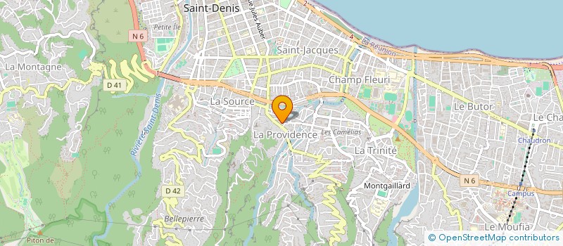 localisation de l'entreprise ASSOCIATION LA TULIPE à SAINT-DENIS