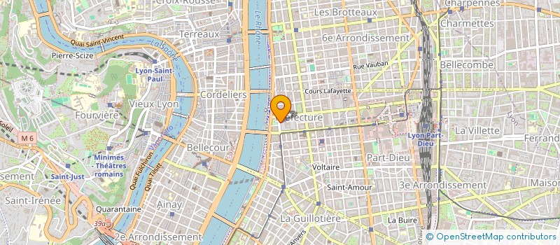 localisation de l'entreprise ASSOCIATION LA VALLEE IMPERIALE  LYON