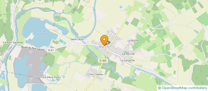 localisation de l'entreprise ASSOCIATION LA VENTURE  MARCON