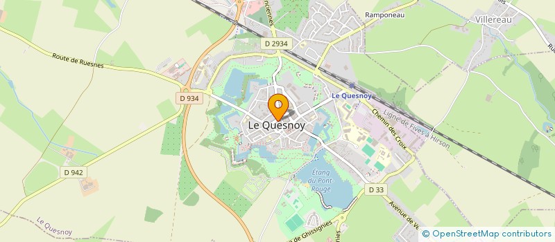 localisation de l'entreprise ASSOCIATION LA VERRIERE  LE QUESNOY