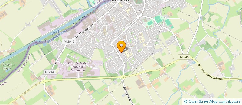 localisation de l'entreprise ASSOCIATION LA VICTOIRE  COMINES