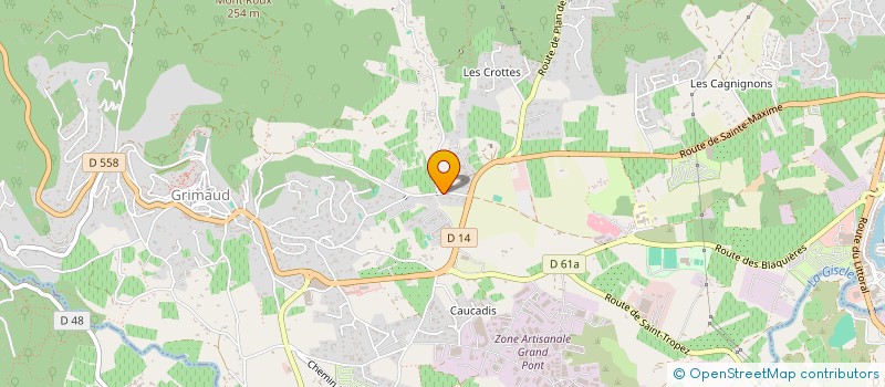 localisation de l'entreprise ASSOCIATION LA VIE AUTREMENT à GRIMAUD