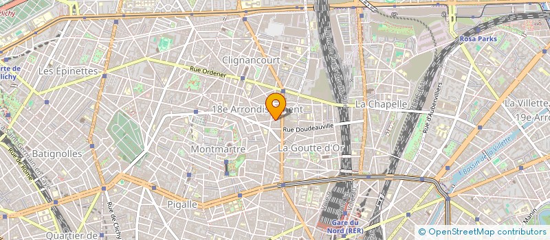 localisation de l'entreprise ASSOCIATION LA VIE EN SCENE  PARIS