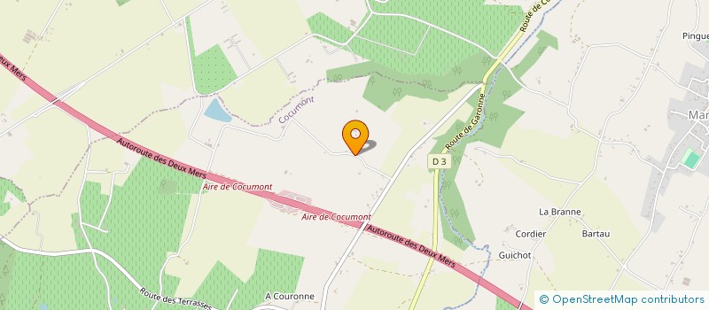 localisation de l'entreprise ASSOCIATION LA VIE EN SOI - YOGA  COCUMONT