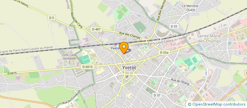 localisation de l'entreprise ASSOCIATION  LA VIE KING  YVETOT